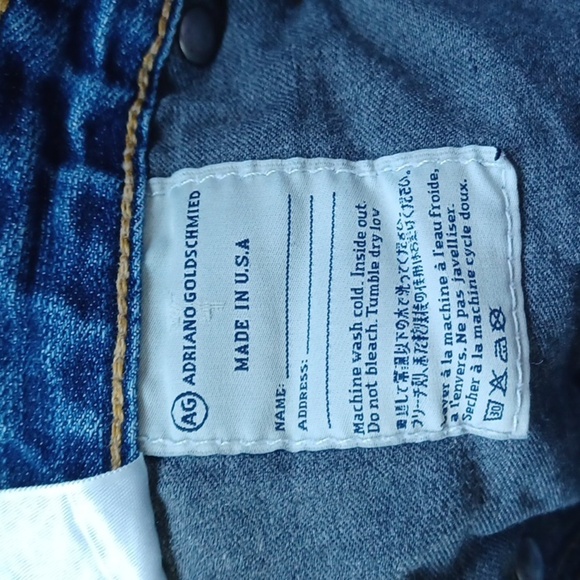 AG Premiere Skinny Straight Jeans Distressed sz 29 - Picture 9 of 9